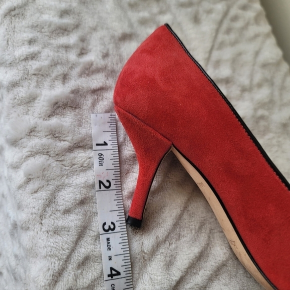 Kate Spade New York Montana heels Women's Sz 6 Suede Leather Made In ltaly - Picture 15 of 16